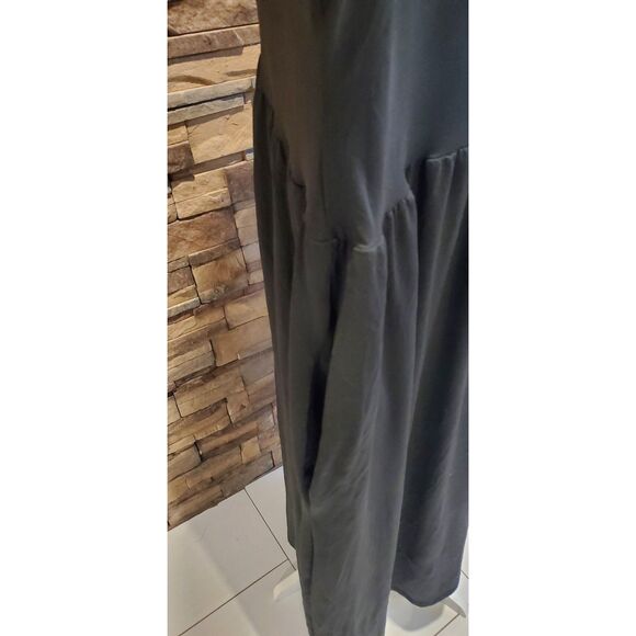 UNBRANDED DRESS BLACK SHORT SLEEVE POLYESTER POCKETS SIZE 5X(4X) - Picture 7 of 7